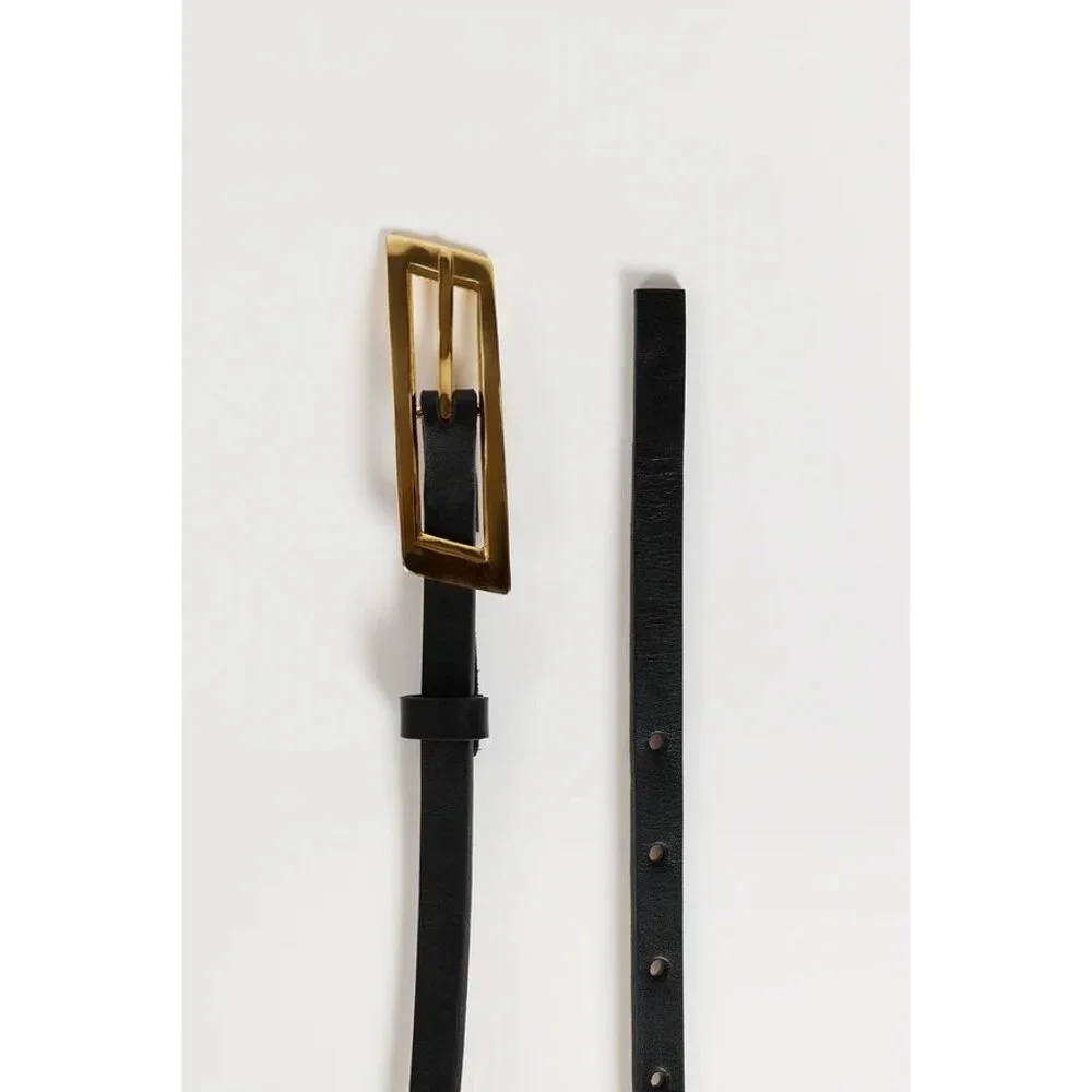 Heaven Mayhem Capsule Belt in Black & Gold Small New Womens  display picture 2